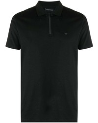 Emporio Armani Zip Collar Polo Shirt