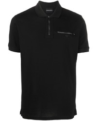 Emporio Armani Zip Detail Polo Shirt