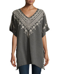 Johnny Was Jwla For Shobah Long French Terry Poncho Plus Size