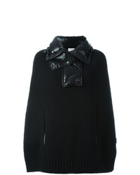 Moncler Padded Collar Knitted Cape