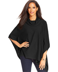 Charter Club Petite Cowlneck Poncho Sweater