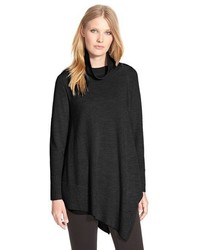 Eileen Fisher Poncho Style Merino Jersey Sweater