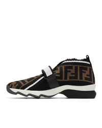 Fendi Black Forever Rockoko Sneakers