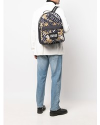 VERSACE JEANS COUTURE Baroccco Logo Print Backpack