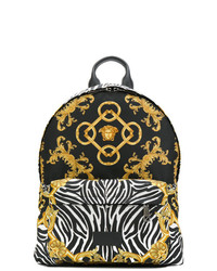 Versace Baroque Zebra Print Backpack