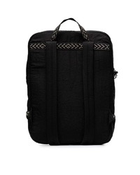 Gucci Black Logo Badge Embellished Backpack