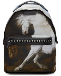 Stella McCartney Black Medium Pegasus Falabella Go Backpack