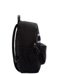 Versace Black Nylon Logo Backpack
