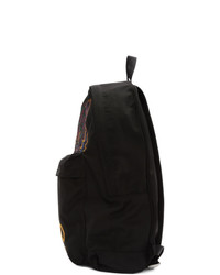 Kenzo Black Xl Canvas Tiger Backpack