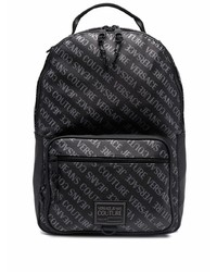 VERSACE JEANS COUTURE Logo Print Zip Up Backpack