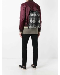 Dolce & Gabbana Pineapple Print Drawstring Backpack