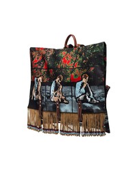 JW Anderson X Gilbert Fringed Canvas Backpack
