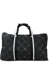 Chanel Vintage Lattice Print Luggage Bag