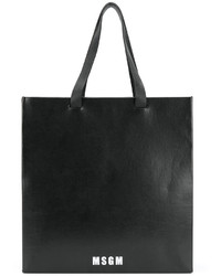 MSGM Logo Print Shoulder Bag