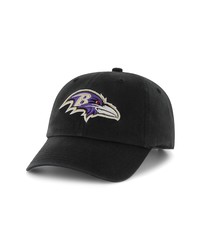 '47 47 Brand Baltimore Ravens Clean Up Adjustable Hat