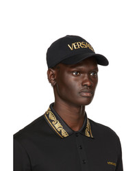 Versace Black And Gold Cap
