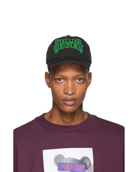 Palm Angels Black And Green Metal Palm Cap