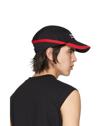 Serapis Black And Red Worker Cap