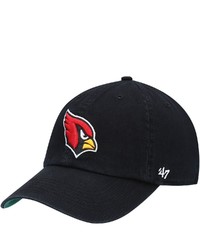 '47 Black Arizona Cardinals Franchise Logo Fitted Hat