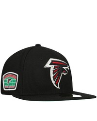 New Era Black Atlanta Falcons Field Patch 59fifty Fitted Hat At Nordstrom