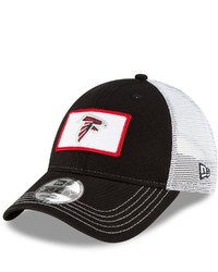 New Era Black Atlanta Falcons Jammer Trucker 9forty Snapback Hat