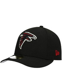 New Era Black Atlanta Falcons Omaha Low Profile 59fifty Fitted Hat
