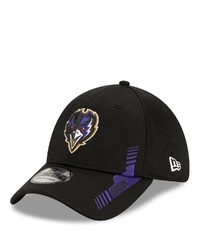 New Era Black Baltimore Ravens 2021 Nfl Sideline Home Logo 39thirty Flex Hat At Nordstrom
