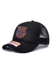 FAN INK Black Barcelona Shield Trucker Snapback Hat At Nordstrom