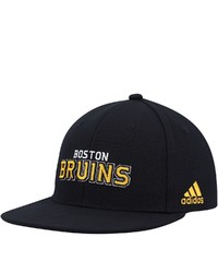 adidas Black Boston Bruins Snapback Hat At Nordstrom