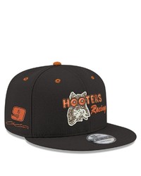 New Era Black Chase Elliott 9fifty Hooters Snapback Adjustable Hat At Nordstrom
