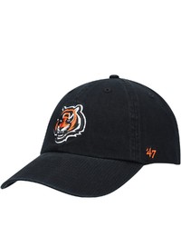 '47 Black Cincinnati Bengals Clean Up Alternate Adjustable Hat