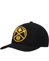 Mitchell & Ness Black Denver Nuggets Triple Double Stretch Snapback Hat At Nordstrom