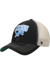 '47 Black Detroit Lions Tuscaloosa Clean Up Snapback Hat At Nordstrom