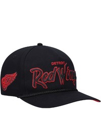 '47 Black Detroit Red Wings Crosstown Script Hitch Snapback Hat At Nordstrom