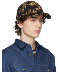 Paul Smith Black Disrupted Rose Cap