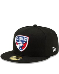 New Era Black Fc Dallas Primary Logo 59fifty Fitted Hat At Nordstrom