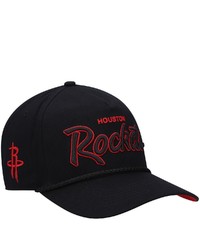 '47 Black Houston Rockets Crosstown Script Hitch Snapback Hat At Nordstrom
