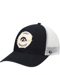 '47 Black Iowa Hawkeyes Howell Mvp Trucker Snapback Hat