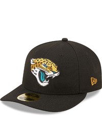 New Era Black Jacksonville Jaguars Omaha Low Profile 59fifty Fitted Hat
