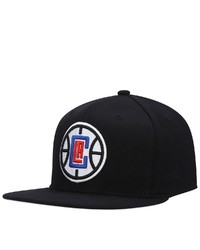 Mitchell & Ness Black La Clippers Downtime Redline Snapback Hat At Nordstrom