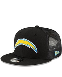 New Era Black Los Angeles Chargers Shade Trucker 9fifty Snapback Hat At Nordstrom