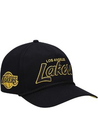 '47 Black Los Angeles Lakers Crosstown Script Hitch Snapback Hat At Nordstrom