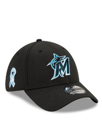 New Era Black Miami Marlins 2021 Fathers Day 39thirty Flex Hat At Nordstrom