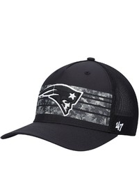 '47 Black New England Patriots Gaven Mvp Trucker Snapback Hat At Nordstrom