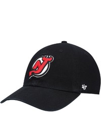 '47 Black New Jersey Devils Primary Logo Clean Up Adjustable Hat At Nordstrom