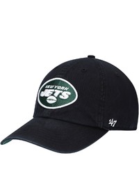 '47 Black New York Jets Franchise Logo Fitted Hat At Nordstrom