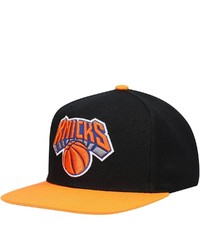 Mitchell & Ness Black New York Knicks Core Basic Snapback Hat At Nordstrom