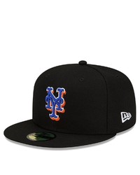 New Era Black New York Mets Alternate Authentic Collection On Field 59fifty Fitted Hat At Nordstrom