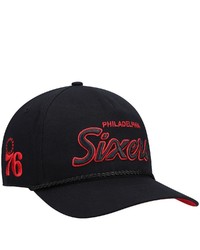 '47 Black Philadelphia 76ers Crosstown Script Hitch Snapback Hat At Nordstrom