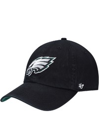 '47 Black Philadelphia Eagles Franchise Logo Fitted Hat At Nordstrom
